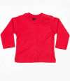 BZ11 Baby Long Sleeve Tee Red colour image